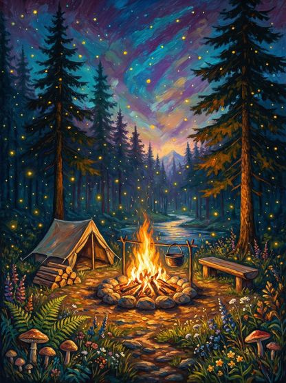 Firefly Forest Campfire (120 Colors)