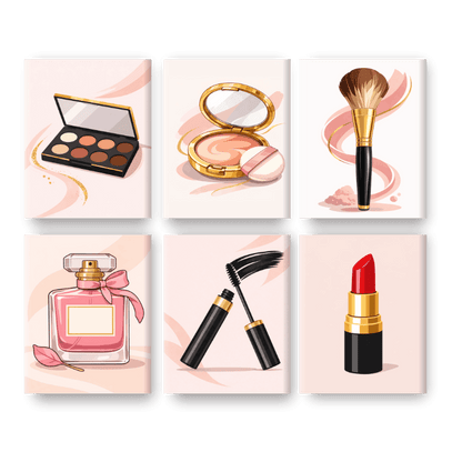 6 Mini Paintings - Makeup Set