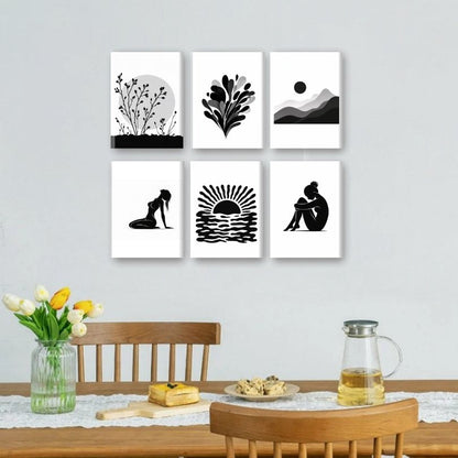 6 Mini Paintings - Calm Essence Set