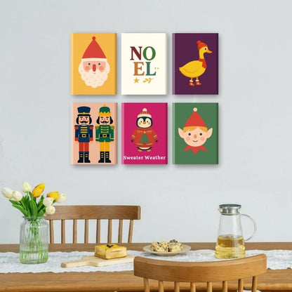 6 Mini Paintings | Sweater Weather Set