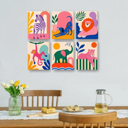 6 Mini Paintings - Wild & Bold Set