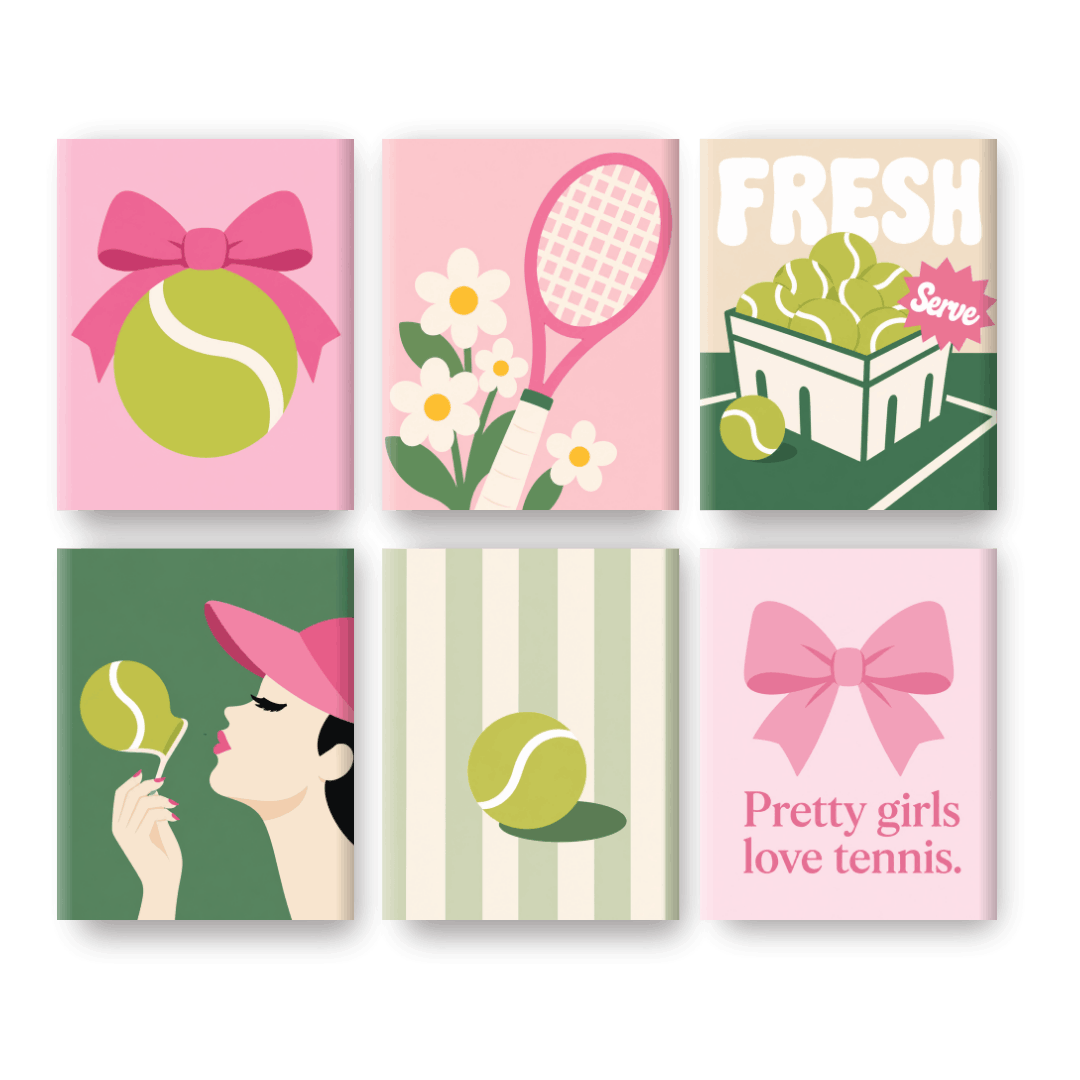 6 Mini Paintings -  Fresh Serve Set
