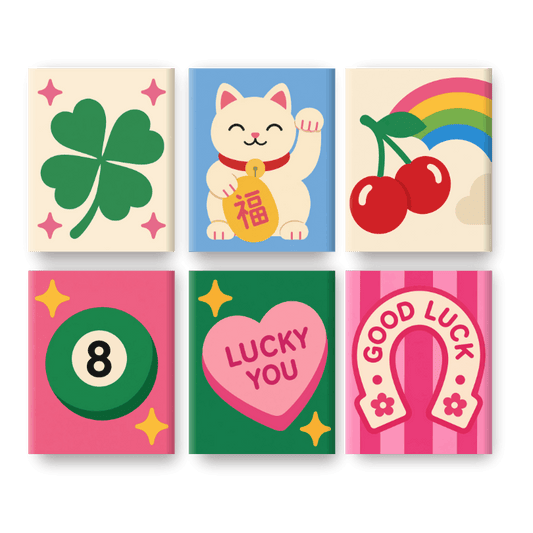 6 Mini Paintings - Lucky Charms Set
