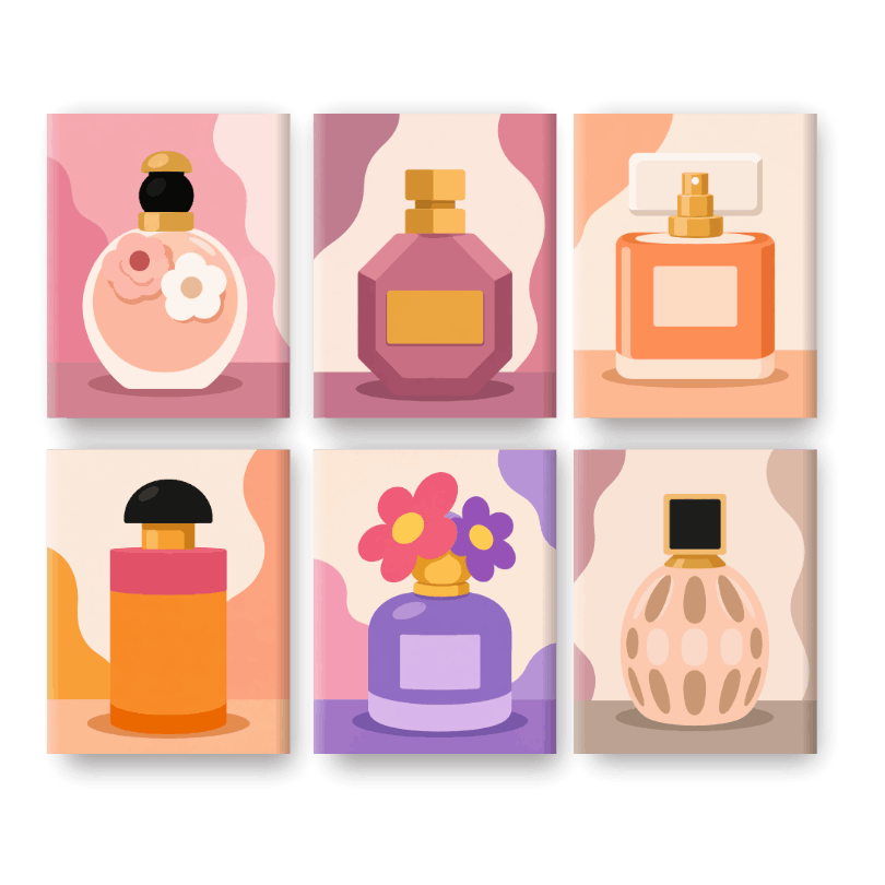 6 Mini Paintings - Fragrance Affair Set