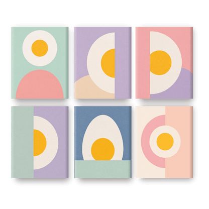 6 Mini Paintings - Bauhaus Dreams Set