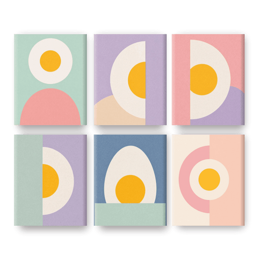6 Mini Paintings - Bauhaus Dreams Set