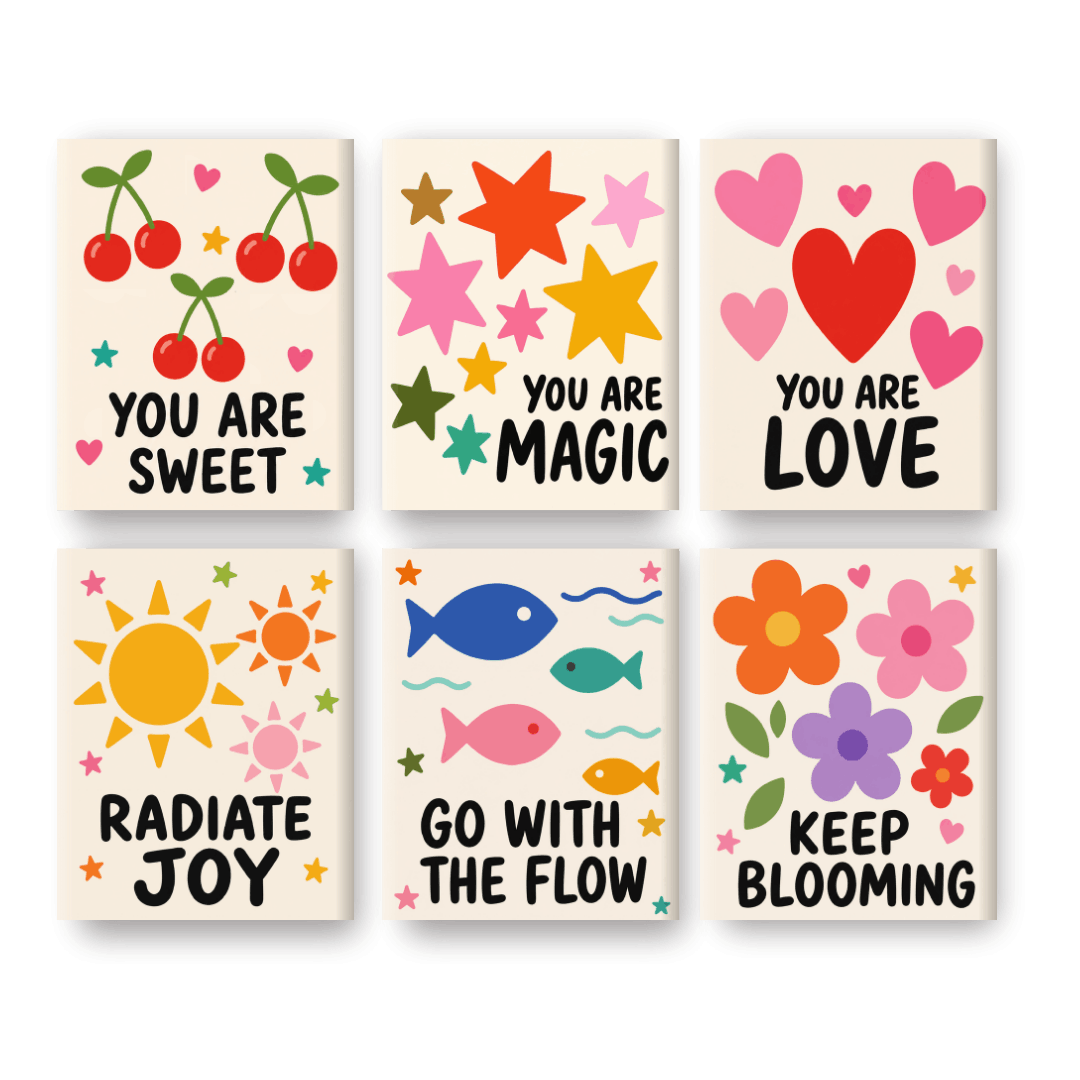 6 Mini Paintings - You Are Magic Set