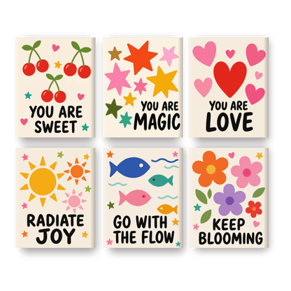 6 Mini Paintings - You Are Magic Set