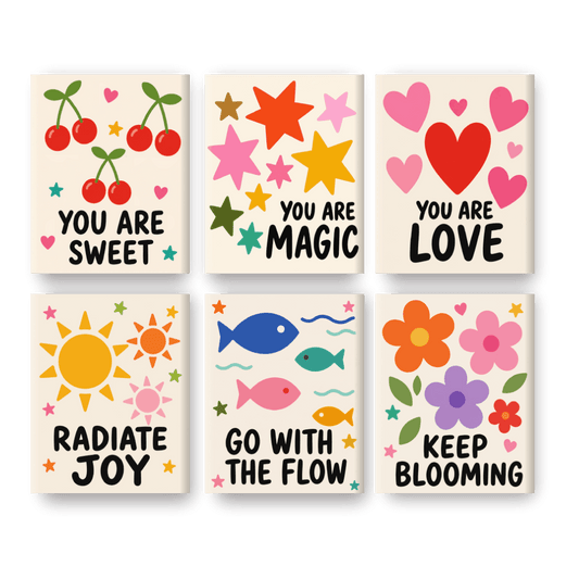 6 Mini Paintings - You Are Magic Set