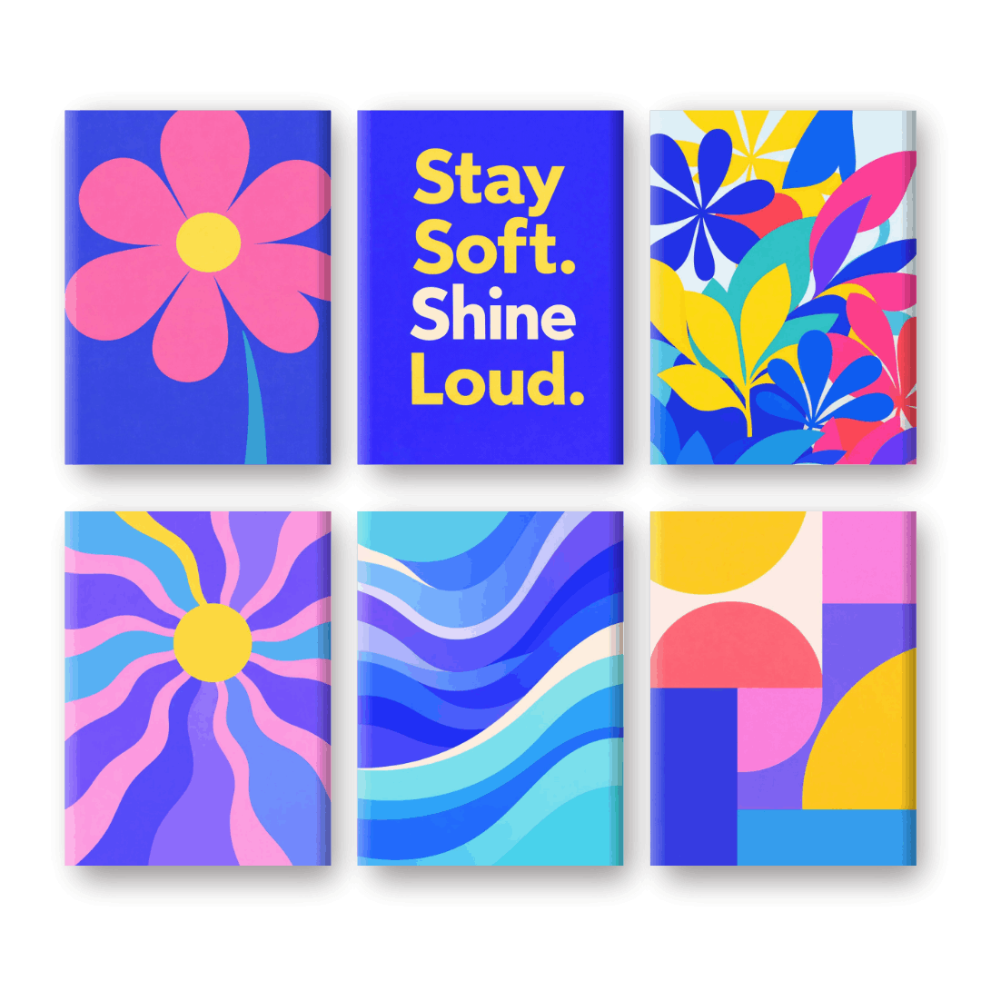 6 Mini Paintings - Color Pop Set