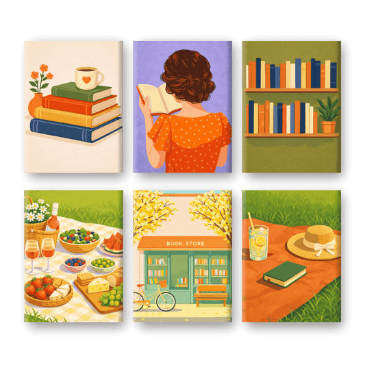 6 Mini Paintings - Quiet Moments Set