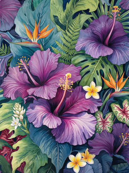 Tropical Hibiscus Paradise