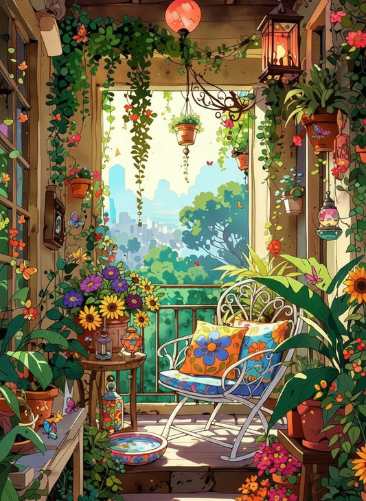 Balcony Garden (80 Colors)