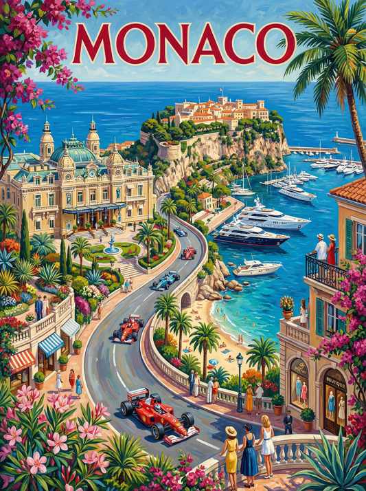 Monaco Coastal Grand Prix (80 Colors)