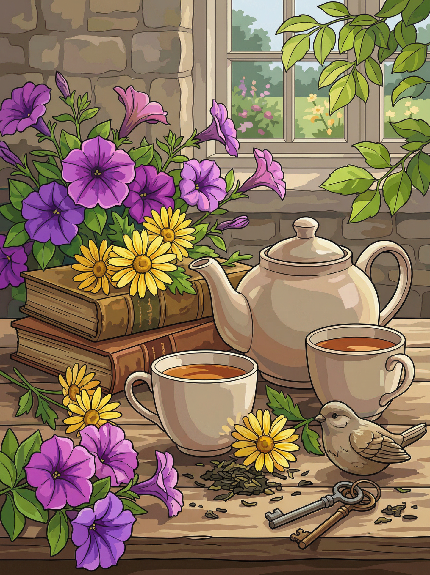 Garden Tea Serenity