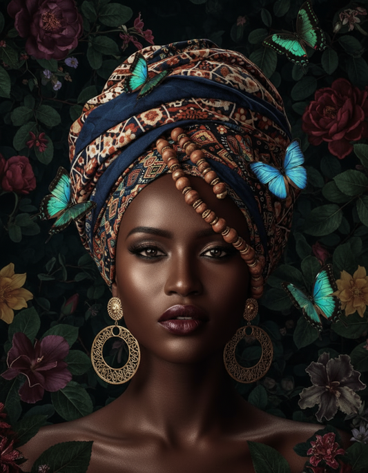 Turquoise Butterfly Gaze (80 Colors)