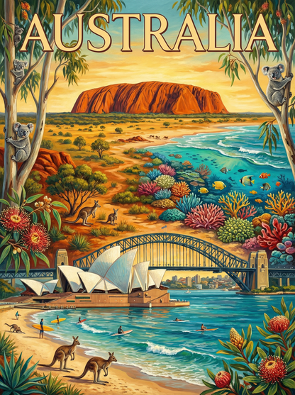 Australia Coastal Wonders (120 Colors)