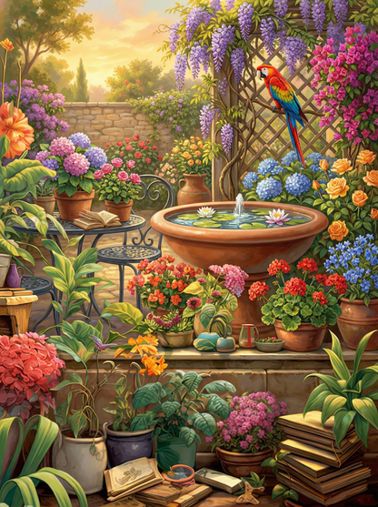 Secret Garden Fountain (120 Colors)