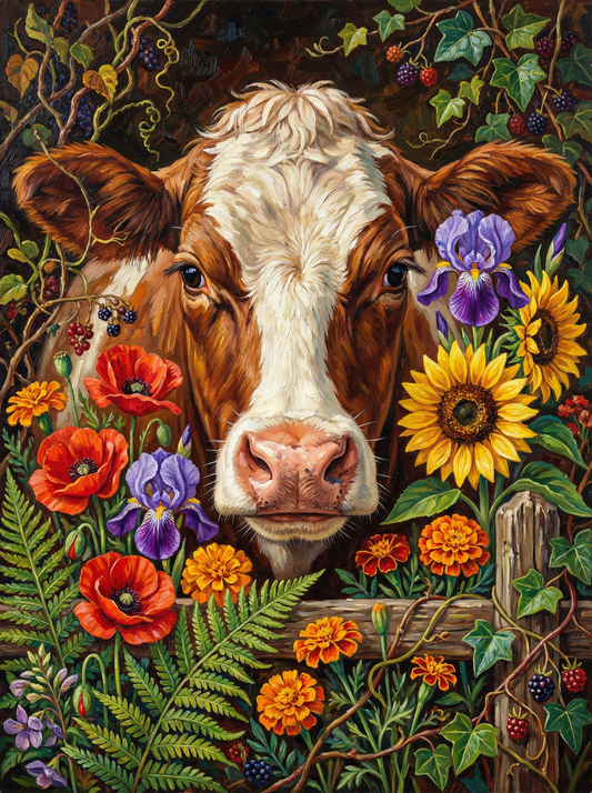 Meadow Bloom Cow (80 Colors)