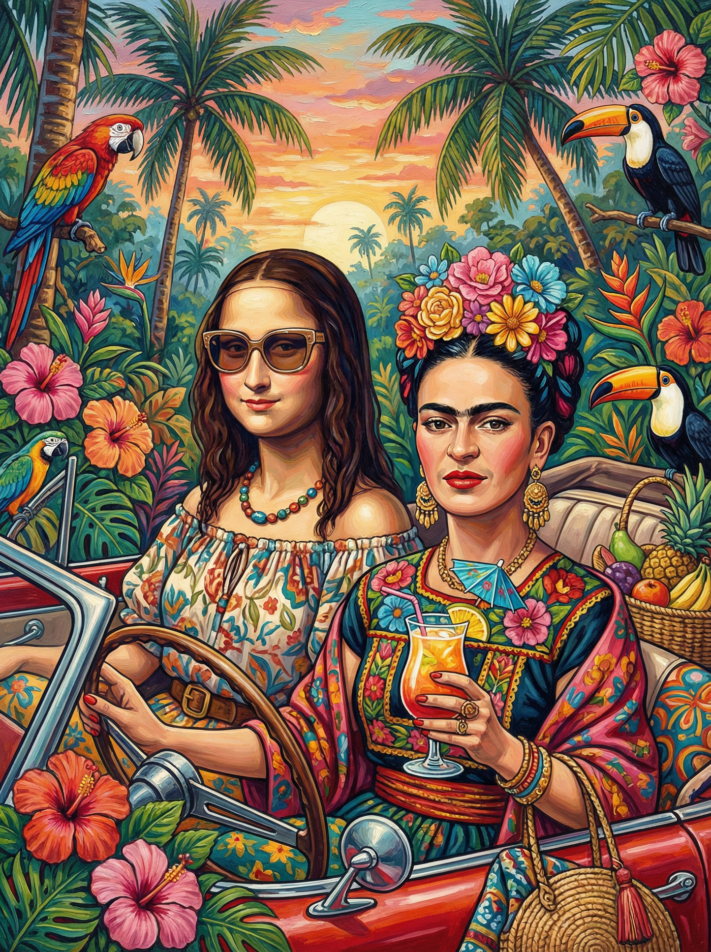 Tropical Sunset Sisters (120 Colors)