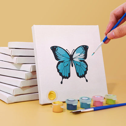 6 Mini Paintings | Butterfly Set