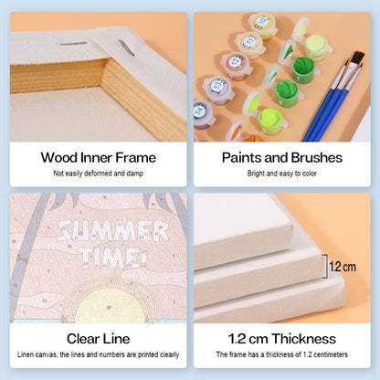 6 Mini Paintings - Summer Set