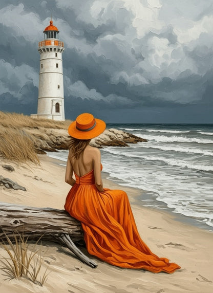 Lady by the Lighthouse