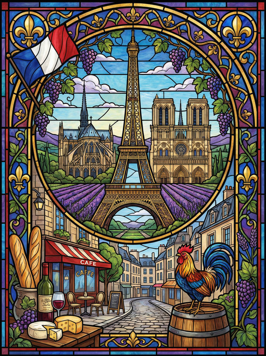 Paris Morning Rooster (80 Colors)