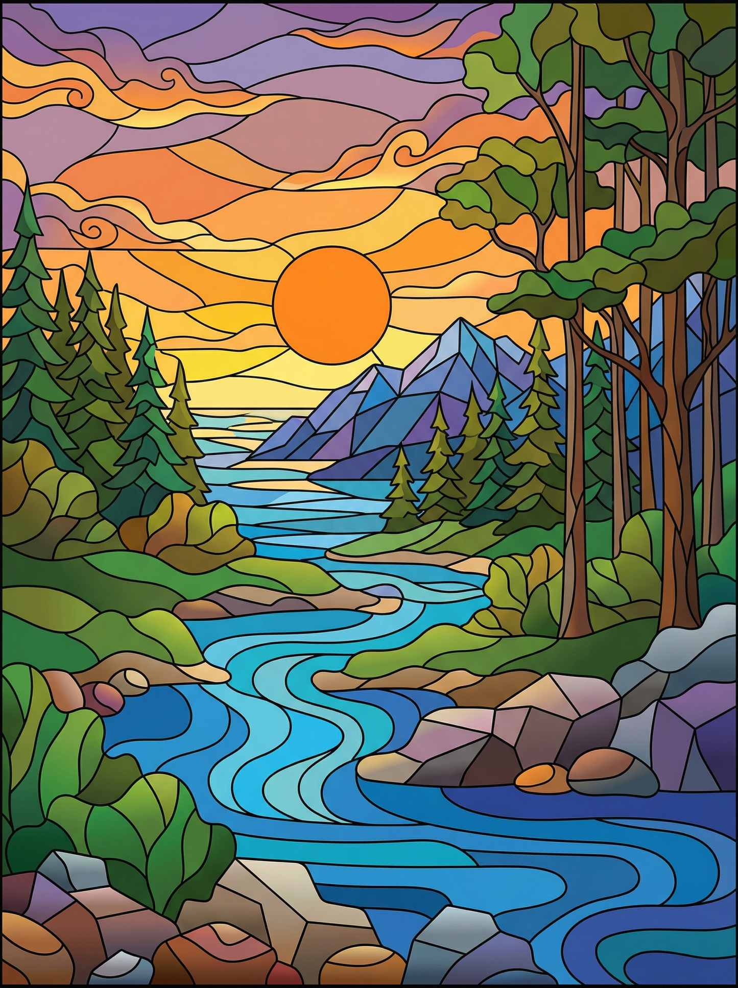 Golden River Tranquility (120 Colors)