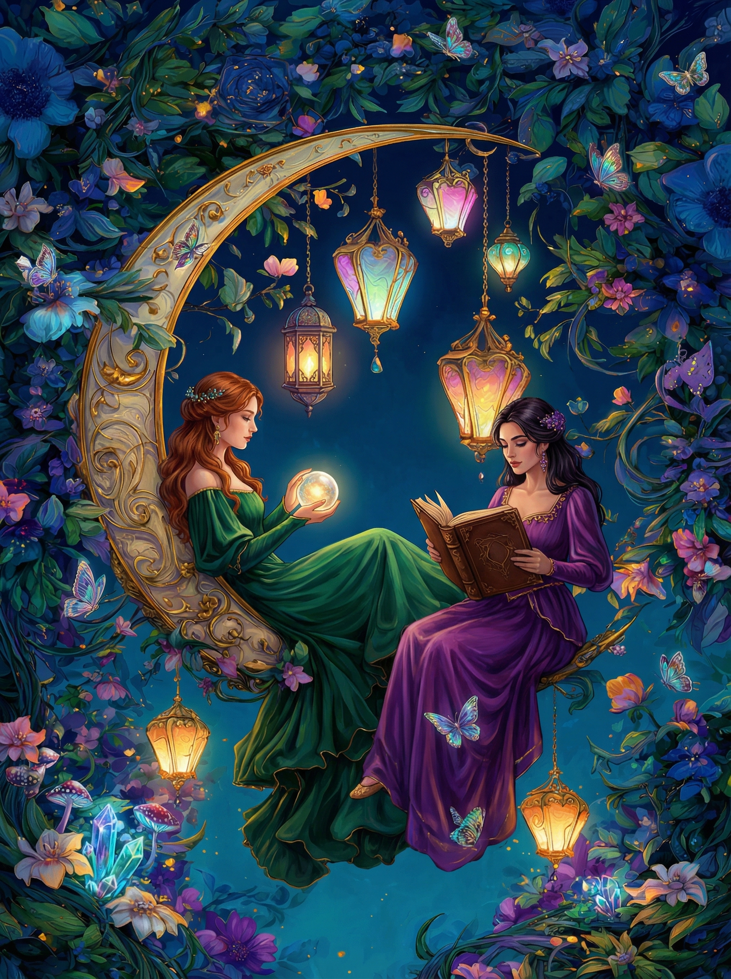Moonlit Sisters Tale (80 Colors)