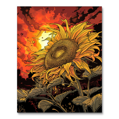 Colorful Sunflower Saga