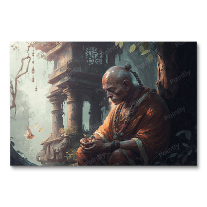 Hindu Priest in Deep Meditation II