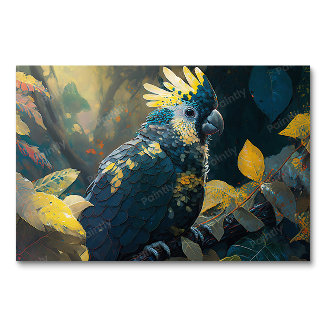 Matte Black Cockatoo IV
