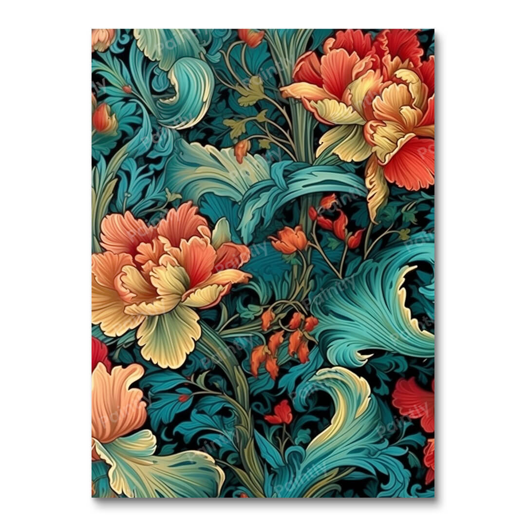 Floral Noir I