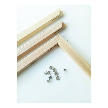 Set of 6 Wooden Frames for Mini Paintings | 6" x 8"