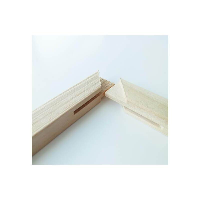 Set of 6 Wooden Frames for Mini Paintings | 6" x 8"