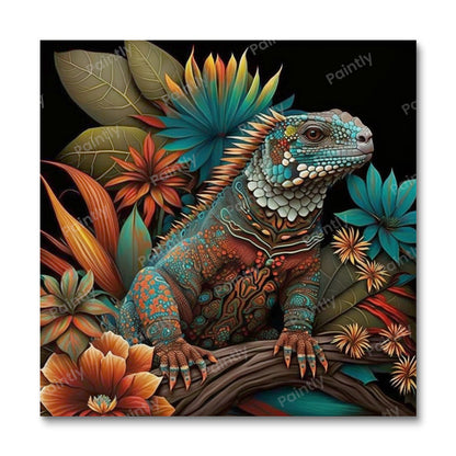 Aboriginal Art Lizard II
