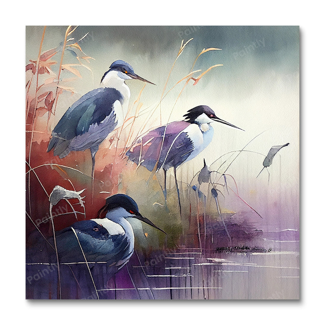 Birds by the River III