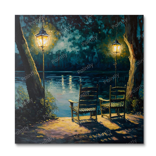 Chairs by the Lake IX