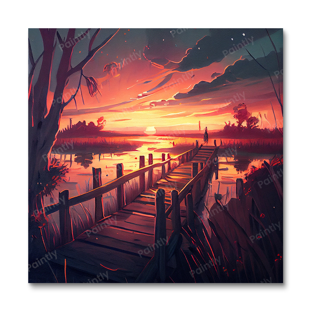 Dramatic Lake Boardwalk I
