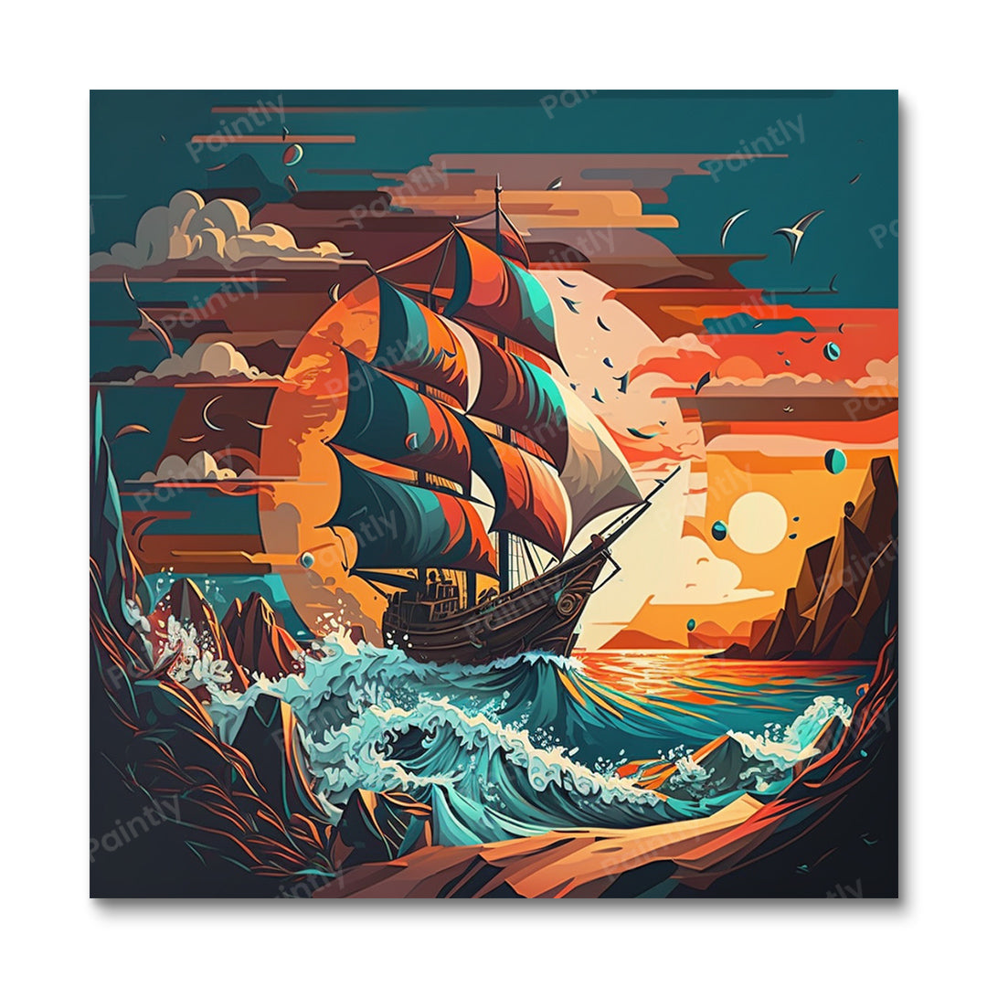 Double Dusk Ship