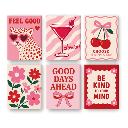 6 Mini Paintings - Feel Good Set