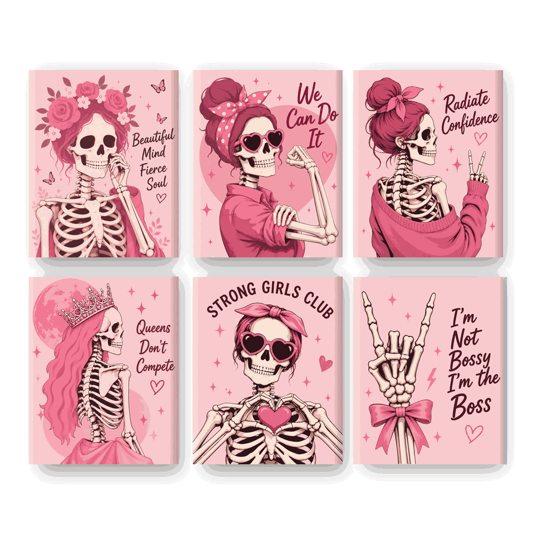 6 Mini Paintings - Fierce Soul Set