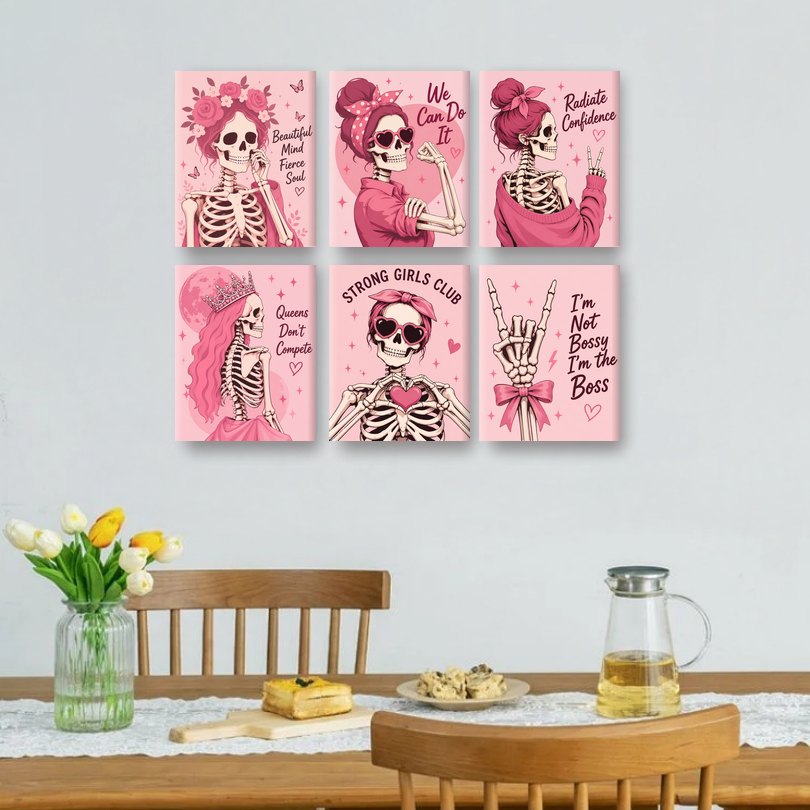 6 Mini Paintings - Fierce Soul Set