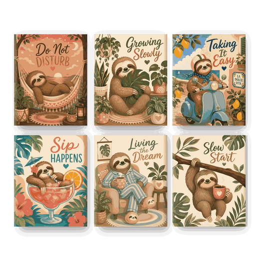 6 Mini Paintings - Do Not Disturb Set