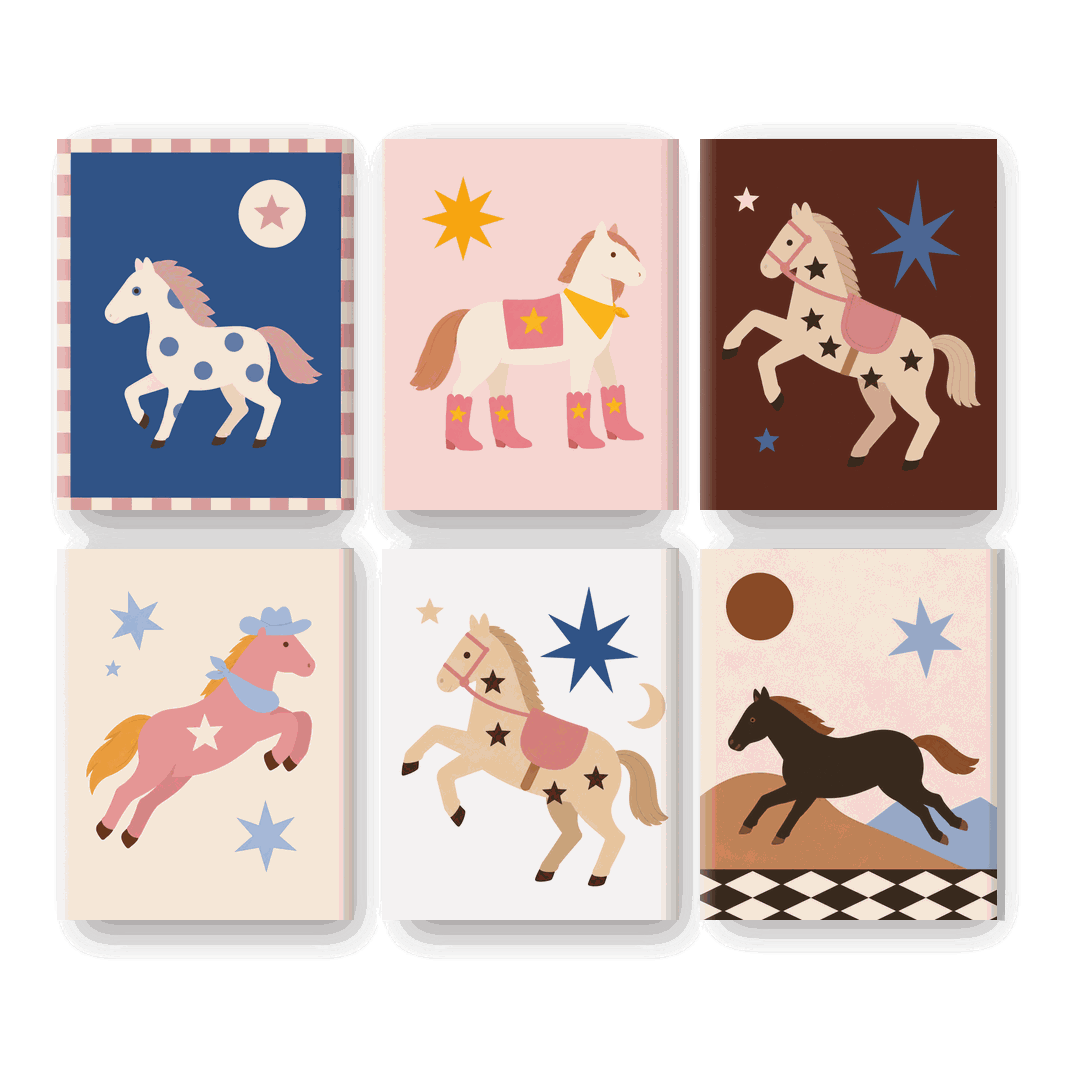 6 Mini Paintings - Glam Ride Set