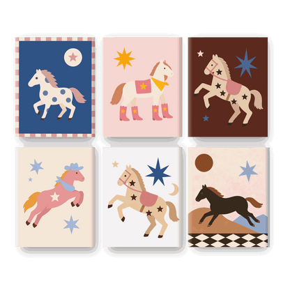 6 Mini Paintings - Glam Ride Set