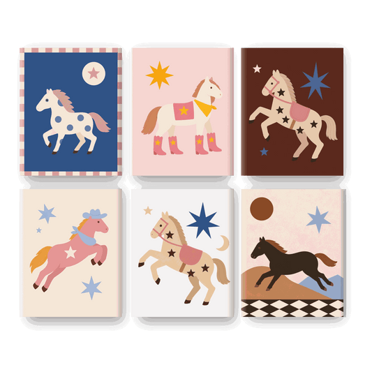 6 Mini Paintings - Glam Ride Set