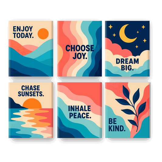 6 Mini Paintings - Choose Joy Set