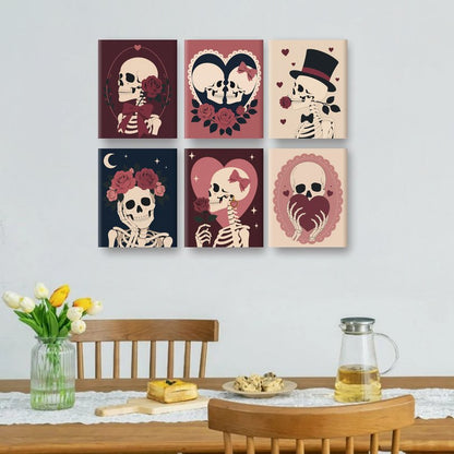6 Mini Paintings - Dark Romance Set